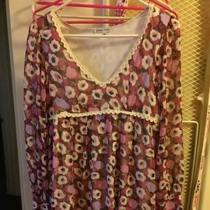 Velvet Torch Floral Dress M